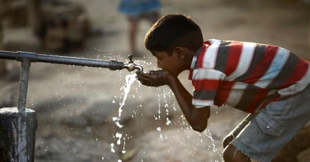 Water crises in Gaza.
